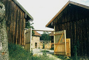 Hof in Harpfing auf dem Otto Steidle lebte